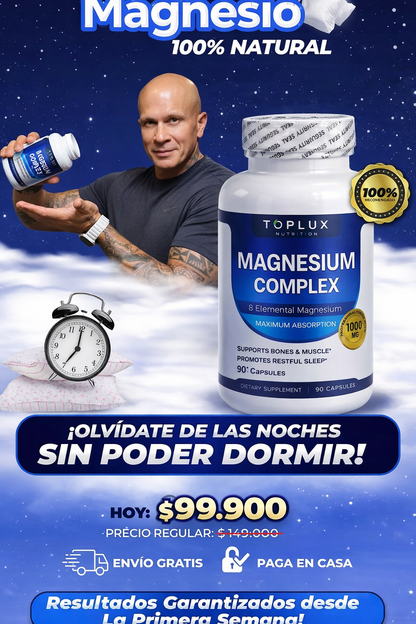 Magnesium Complex – Energía y Recuperación en solo dias!
