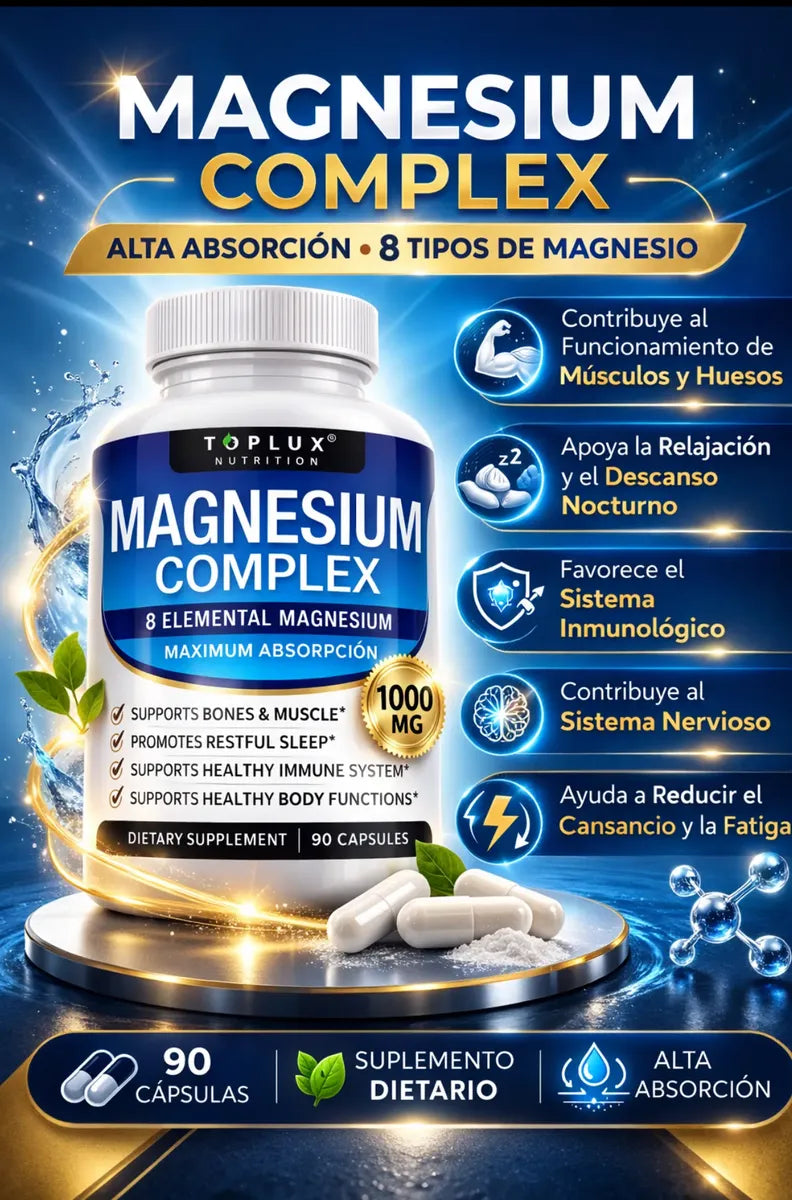 Magnesium Complex – Energía y Recuperación en solo dias!