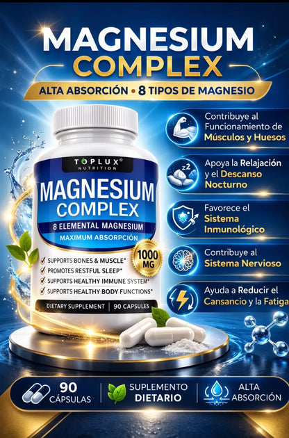 Magnesium Complex – Energía y Recuperación en solo dias!
