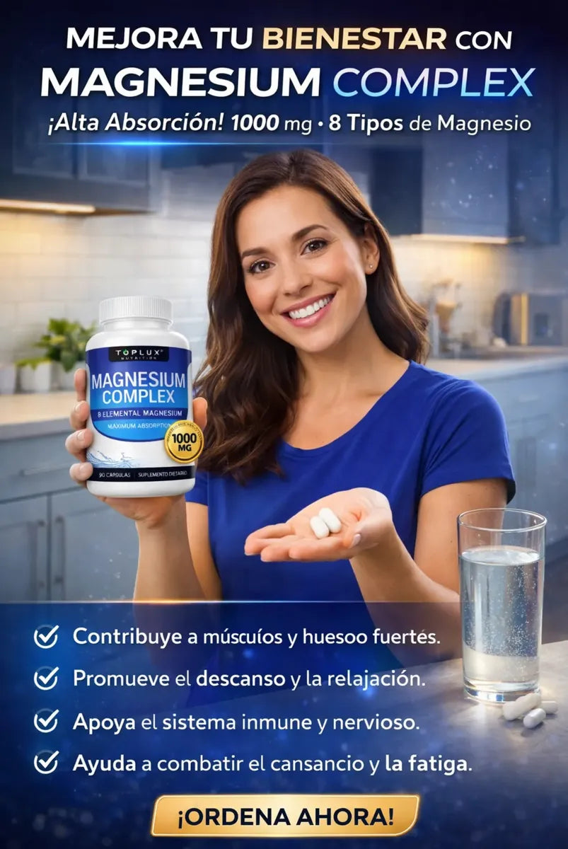 Magnesium Complex – Energía y Recuperación en solo dias!
