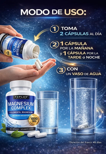 Magnesium Complex – Energía y Recuperación en solo dias!